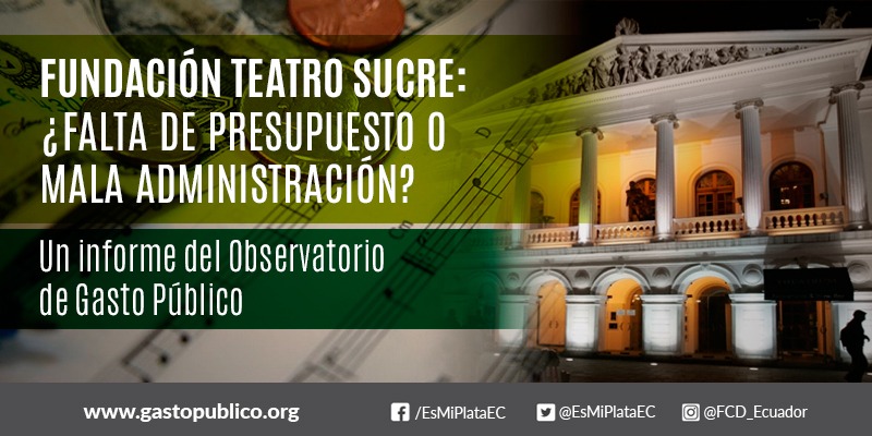 Fundación Teatro Sucre: Las finanzas cuando se cierra el telón Fundación Teatro Sucre: Las finanzas cuando se cierra el telón